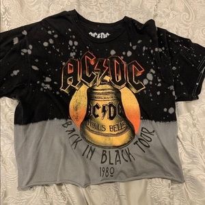 🖤ACDC CROP TOP🖤